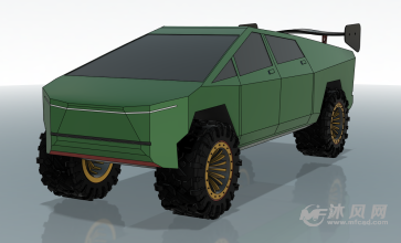玩具卡車設計模型圖的計算機軟件設計